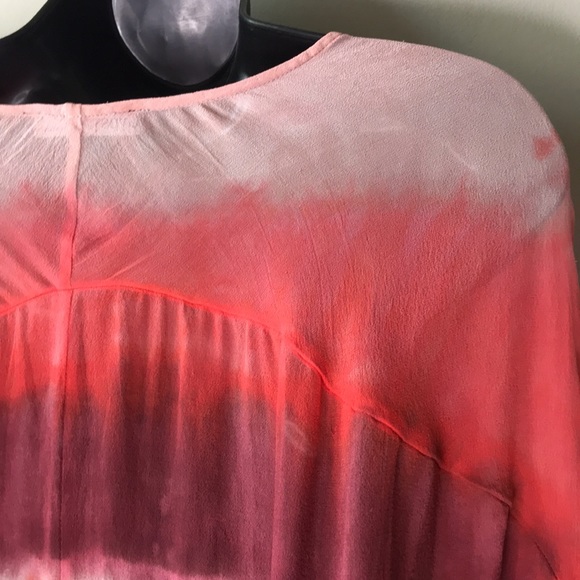 Silk Tie Dye Tunic Top - Picture 13 of 15